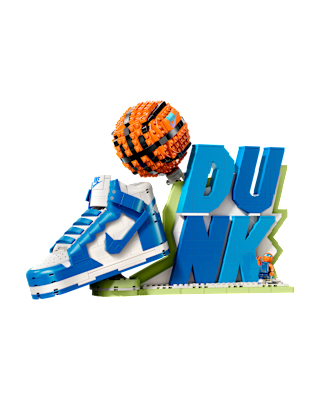 Женские кроссовки Nike Dunk x LEGO® Set Sneaker-Building Kit with Exclusive Minifigure