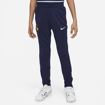 Pantaloni da calcio in maglia Nike Dri-FIT FFF Strike – Ragazzo/a