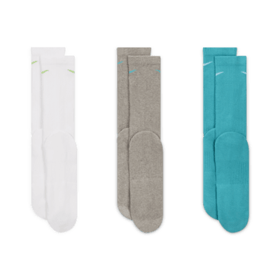 Chaussettes de training mi-mollet Nike Everyday Plus Cushioned (3 paires)