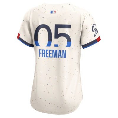 Jersey Nike Dri-FIT ADV de la MLB Limited para mujer Freddie Freeman Los Angeles Dodgers City Connect