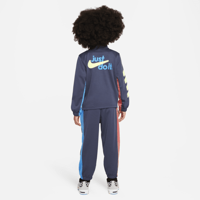 Nike Dri-FIT Colorblocked Little Kids' 2-Piece Full-Zip Set