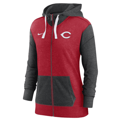Nike Gym (MLB Cincinnati Reds) Women's Full-Zip Hoodie