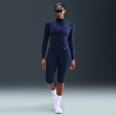 Nike One Fitted Women's Dri-FIT 1/4-Zip Mid Layer