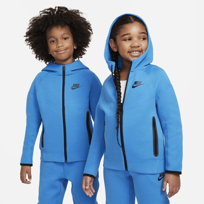 Nike Sportswear Tech Fleece hosszú cipzáras, kapucnis pulóveres szett kisebb gyerekeknek