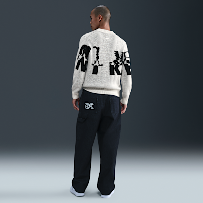 Suéter de cuello redondo tejido Knit para hombre Nike Sportswear