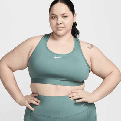 Nike Swoosh Medium Support Women's Padded Sports Bra (Plus Size)