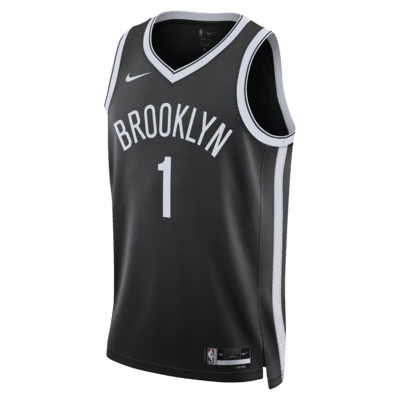 Jersey Nike Dri-FIT de la NBA Swingman para hombre Brooklyn Nets Icon Edition 2022/23