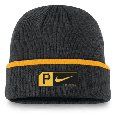 Gorro con dobladillo Nike de la MLB para hombre Pittsburgh Pirates Terra