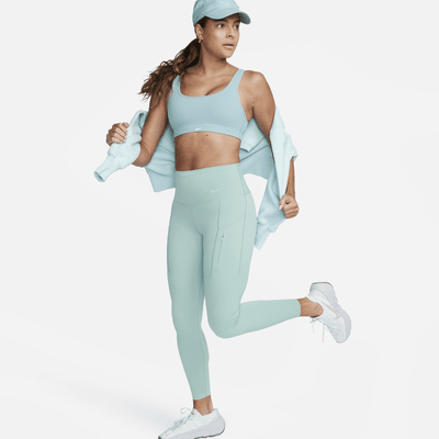 Leggings de tiro alto de 7/8 de sujeción firme con bolsillos para mujer Nike Go