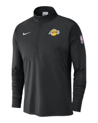 Мужские  Los Angeles Lakers Nike NBA 1/2-Zip Long-Sleeve Top