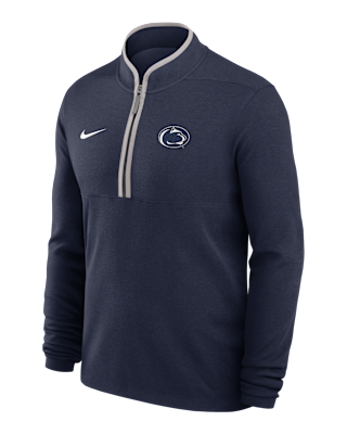 Мужские  Penn State Victory Nike Dri-FIT College 1/2-Zip Long-Sleeve Top