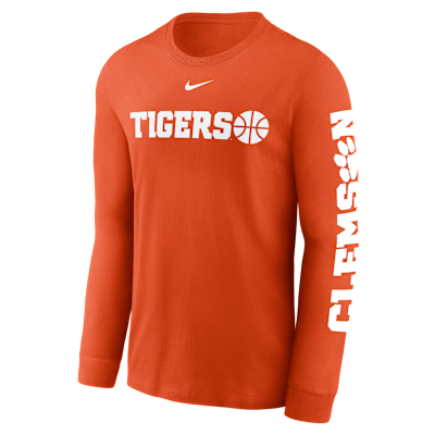 Clemson Basketball Icon Men's Nike College Long-Sleeve T-Shirt