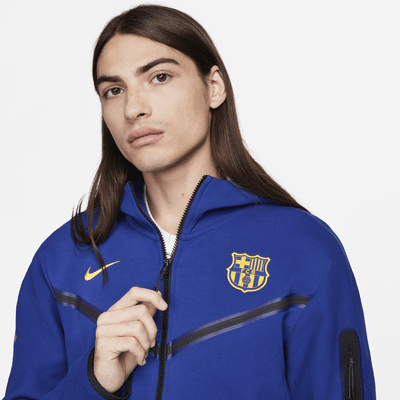 F.C. Barcelona Tech Fleece Windrunner Men's Nike Football Full-Zip ...