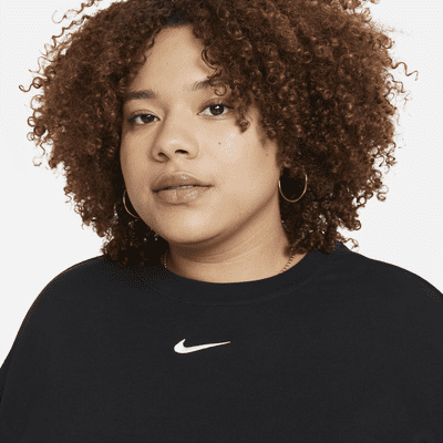 Nike Sportswear Collection Essentials Women's Oversized Fleece Crew (Plus Size)
