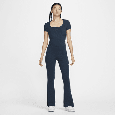 Nike Sportswear Chill Knit Women's Short-Sleeve Square-Neck Top