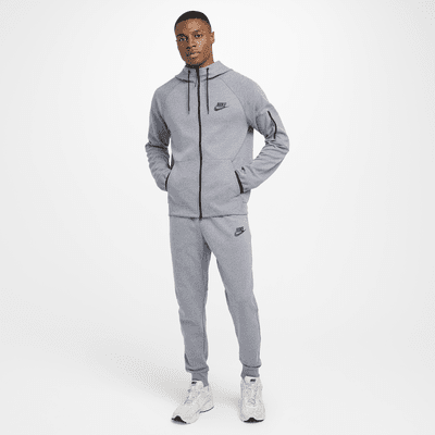 Hoodie de lã cardada com fecho completo Nike Sportswear Tech Essentials para homem