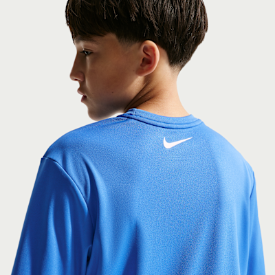Nike Swim Hydroguard Big Kids' (Boys') Dri-FIT UV Short Sleeve Top