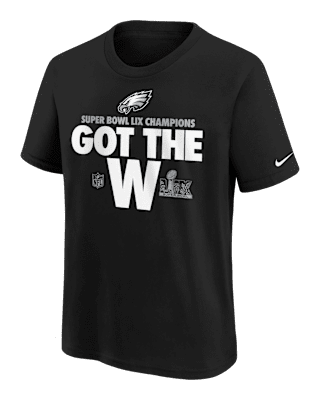 Подростковая футболка Philadelphia Eagles Super Bowl LIX Champions Parade Big Kids' Nike NFL