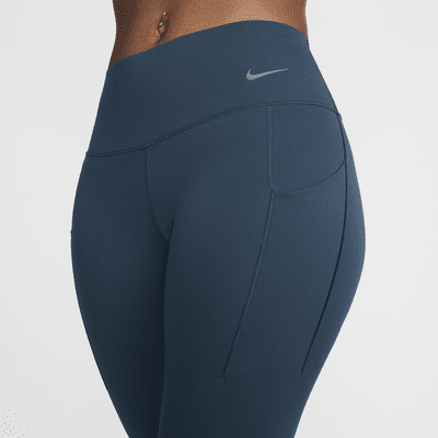 Leggings a 7/8 de cintura normal e suporte médio com bolsos Nike Universa para mulher