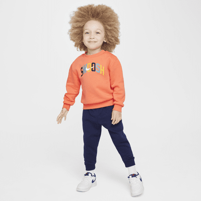 Nike Sportswear Powder Play Toddler Lightweight Fleece 2-Piece Crew Set