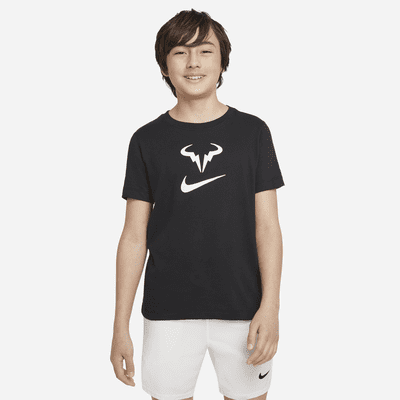 water antenna Protestant NikeCourt Dri-FIT Rafa Big Kids' Tennis T-Shirt. Nike.com