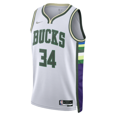 Milwaukee Bucks City Edition Nike Dri-FIT NBA Swingman Jersey