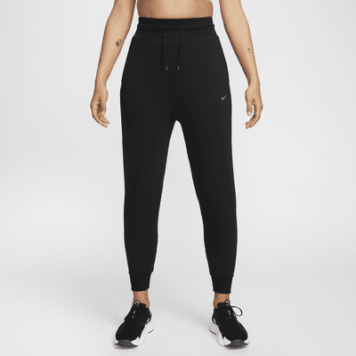 Joggers de French Terry de cintura alta de 7/8 para mujer Nike Dri-FIT One