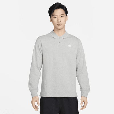 Nike Club Men's Long-Sleeve Knit Polo