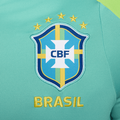 Playera de entrenamiento de fútbol Nike Dri-FIT para hombre Brasil Strike