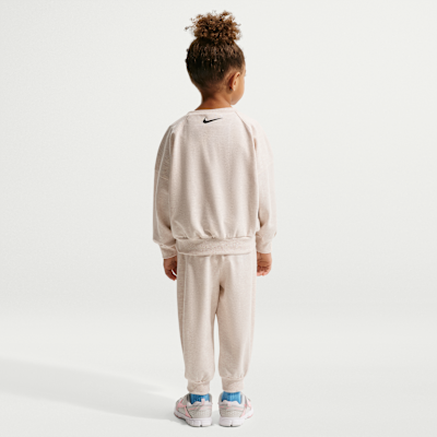 나이키 E1D1 유아 프렌치 테리 투피스 그래픽 크루 세트