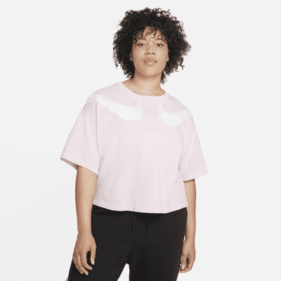 Playera corta para mujer (talla grande) Nike Sportswear Swoosh