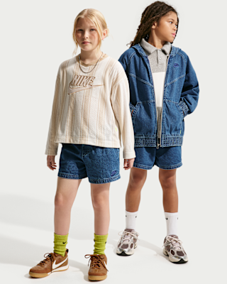 Детские шорты Nike Sportswear Collection Big Kids' Denim Shorts