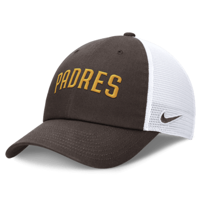 San Diego Padres Evergreen Wordmark Club Men's Nike MLB Adjustable Hat