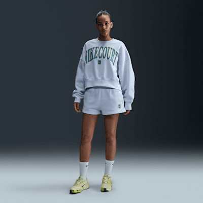 NikeCourt Phoenix Fleece Women's Over-Oversized Crew-Neck Tennis Sweatshirt