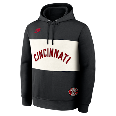 Cincinnati Reds Cooperstown Legacy Men's Nike MLB Pullover Hoodie from Nike - $130