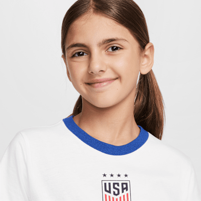 Playera de fútbol Nike para niños talla grande USWNT