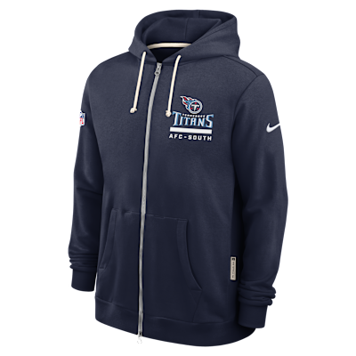 Tennessee Titans Utility Player Sideline Men's Nike Dri-FIT NFL Full-Zip Hoodie