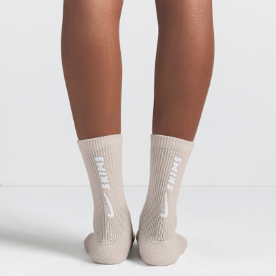 NikeSKIMS Women's Dri-FIT Crew Socks (3 Pairs)
