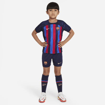 hoogtepunt doorgaan stap FC Barcelona 2022/23 Home Little Kids' Soccer Kit. Nike.com