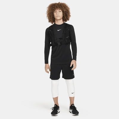 Långärmad tröja Nike Pro för ungdom (killar)
