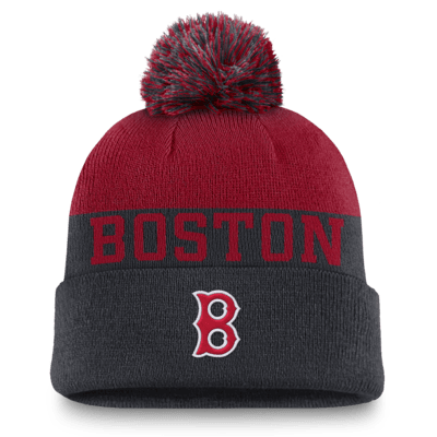 Boston Red Sox Rewind Peak Men's Nike MLB Cuffed Pom Beanie