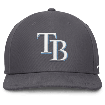 Gorra Nike Dri-FIT de la MLB ajustable para hombre Tampa Bay Rays Pro