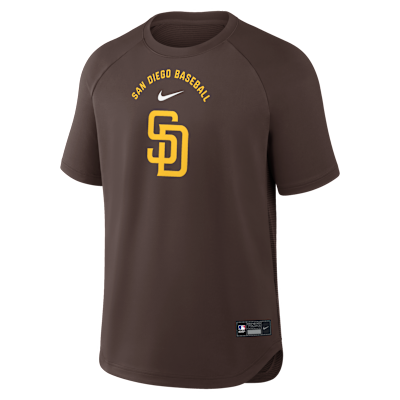 San Diego Padres Authentic Collection Batting Practice Pregame Men's Nike Dri-FIT MLB Top