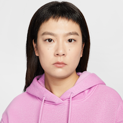 나이키 스포츠웨어 피닉스 플리스 여성 오버사이즈 로고 후디(플러스 사이즈)