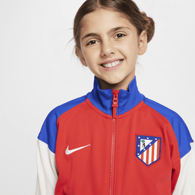 Atlético Madrid Academy Pro Anthem Nike Dri-FIT Genç Çocuk Futbol Ceketi