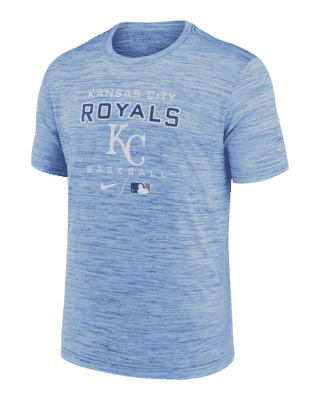 Kansas City Royals Shirt Womens Blue Nike Dri Fit V Neck Short Sleeve –  Shop Thrift World
