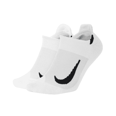 Nike Multiplier Running No-Show Socks (2 Pairs)