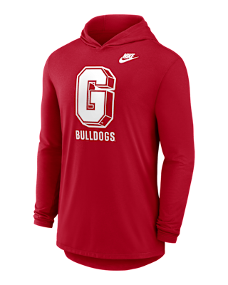 Мужская футболка Georgia Legacy Nike Dri-FIT College Long-Sleeve Hooded