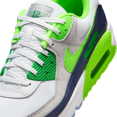 Seattle Seahawks Air Max 90 Men's Nike Shoes