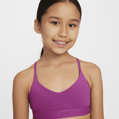 Brassière de sport Nike Indy pour fille